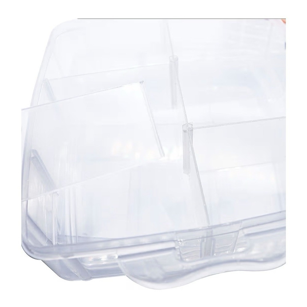 Craft Organizer Box 3 Layer Stackable Storage, Jewelry, Hardware, Craft Supply - Picture 4 of 7